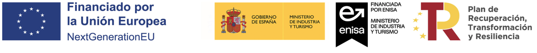 Financiado por la Unión Europea — ENISA — Plan de Recuperación, Transformación y Resiliencia